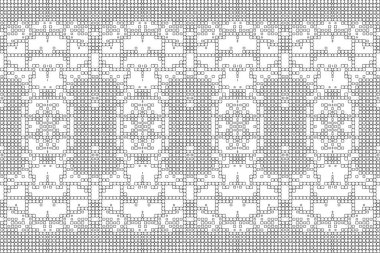 Soyut arkaplan. Monokrom dokusu. Beyaz arkaplanda siyah beyaz çizgiler.