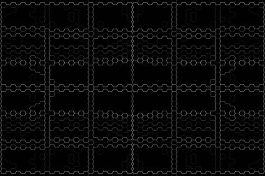 Soyut arkaplan. Monokrom dokusu. Beyaz arkaplanda siyah beyaz çizgiler.