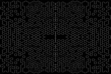 Soyut arkaplan. Monokrom dokusu. Beyaz arkaplanda siyah beyaz çizgiler.