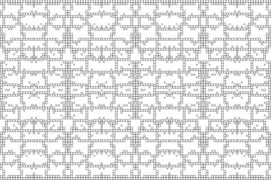 Soyut arkaplan. Monokrom dokusu. Beyaz arkaplanda siyah beyaz çizgiler.