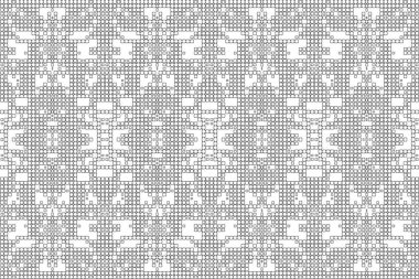 Soyut arkaplan. Monokrom dokusu. Beyaz arkaplanda siyah beyaz çizgiler.