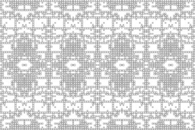 Soyut arkaplan. Monokrom dokusu. Beyaz arkaplanda siyah beyaz çizgiler.