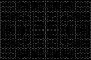 Soyut arkaplan. Monokrom dokusu. Beyaz arkaplanda siyah beyaz çizgiler.