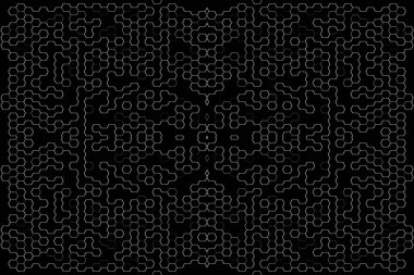 Soyut arkaplan. Monokrom dokusu. Beyaz arkaplanda siyah beyaz çizgiler.