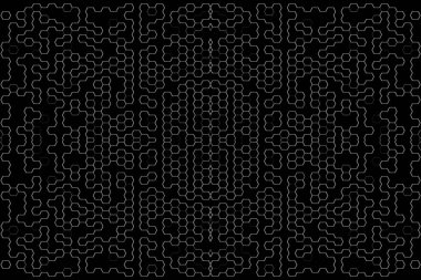 Soyut arkaplan. Monokrom dokusu. Beyaz arkaplanda siyah beyaz çizgiler.