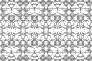 Soyut arkaplan. Monokrom dokusu. Beyaz arkaplanda siyah beyaz çizgiler.