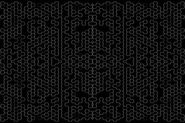 Soyut arkaplan. Monokrom dokusu. Beyaz arkaplanda siyah beyaz çizgiler.