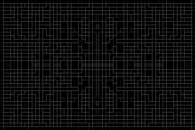 Soyut arkaplan. Monokrom dokusu. Beyaz arkaplanda siyah beyaz çizgiler.