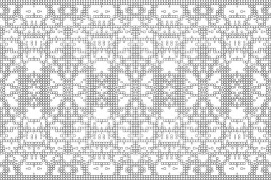 Soyut arkaplan. Monokrom dokusu. Beyaz arkaplanda siyah beyaz çizgiler.