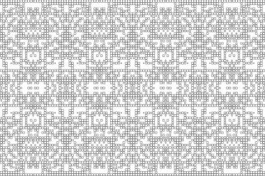 Soyut arkaplan. Monokrom dokusu. Beyaz arkaplanda siyah beyaz çizgiler.