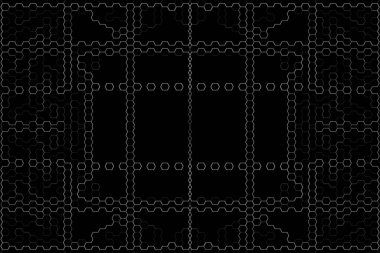 Soyut arkaplan. Monokrom dokusu. Beyaz arkaplanda siyah beyaz çizgiler.