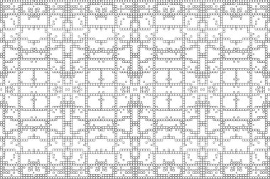 Soyut arkaplan. Monokrom dokusu. Beyaz arkaplanda siyah beyaz çizgiler.