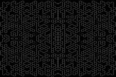 Soyut arkaplan. Monokrom dokusu. Beyaz arkaplanda siyah beyaz çizgiler.