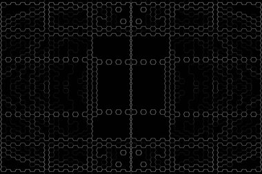 Soyut arkaplan. Monokrom dokusu. Beyaz arkaplanda siyah beyaz çizgiler.