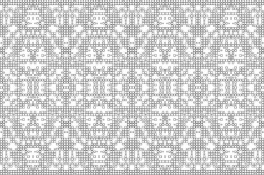 Soyut arkaplan. Monokrom dokusu. Beyaz arkaplanda siyah beyaz çizgiler.