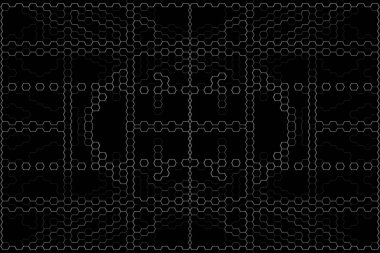 Soyut arkaplan. Monokrom dokusu. Beyaz arkaplanda siyah beyaz çizgiler.