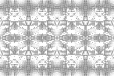 Soyut arkaplan. Monokrom dokusu. Beyaz arkaplanda siyah beyaz çizgiler.