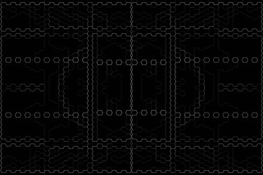 Soyut arkaplan. Monokrom dokusu. Beyaz arkaplanda siyah beyaz çizgiler.