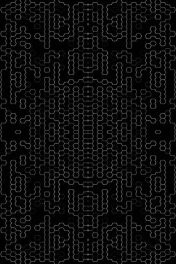 Soyut arkaplan. Monokrom dokusu. Beyaz arkaplanda siyah beyaz çizgiler.