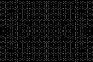 Soyut arkaplan. Monokrom dokusu. Beyaz arkaplanda siyah beyaz çizgiler.