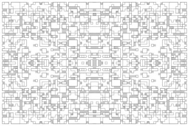 Soyut arkaplan. Monokrom dokusu. Beyaz arkaplanda siyah beyaz çizgiler.