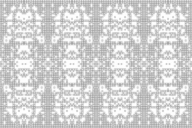 Soyut arkaplan. Monokrom dokusu. Beyaz arkaplanda siyah beyaz çizgiler.