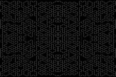 Soyut arkaplan. Monokrom dokusu. Beyaz arkaplanda siyah beyaz çizgiler.