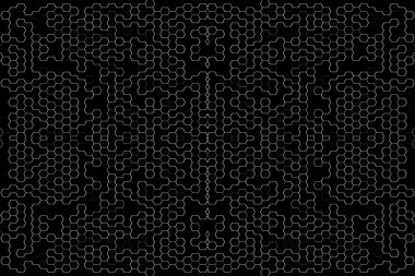 Soyut arkaplan. Monokrom dokusu. Beyaz arkaplanda siyah beyaz çizgiler.