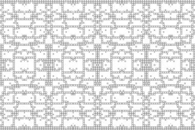 Soyut arkaplan. Monokrom dokusu. Beyaz arkaplanda siyah beyaz çizgiler.