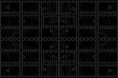 Soyut arkaplan. Monokrom dokusu. Beyaz arkaplanda siyah beyaz çizgiler.