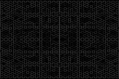 Soyut arkaplan. Monokrom dokusu. Beyaz arkaplanda siyah beyaz çizgiler.