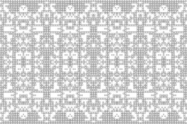 Soyut arkaplan. Monokrom dokusu. Beyaz arkaplanda siyah beyaz çizgiler.