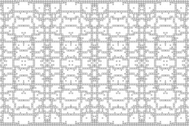 Soyut arkaplan. Monokrom dokusu. Beyaz arkaplanda siyah beyaz çizgiler.