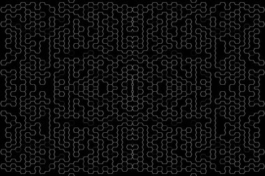 Soyut arkaplan. Monokrom dokusu. Beyaz arkaplanda siyah beyaz çizgiler.