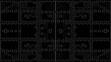 Soyut arkaplan. Monokrom dokusu. Beyaz arkaplanda siyah beyaz çizgiler.