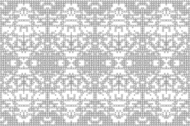 Soyut arkaplan. Monokrom dokusu. Beyaz arkaplanda siyah beyaz çizgiler.