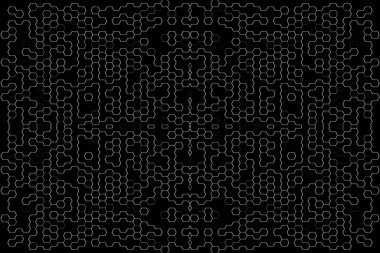 Soyut arkaplan. Monokrom dokusu. Beyaz arkaplanda siyah beyaz çizgiler.