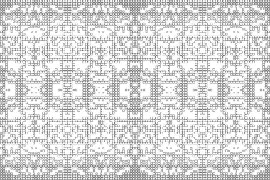 Soyut arkaplan. Monokrom dokusu. Beyaz arkaplanda siyah beyaz çizgiler.