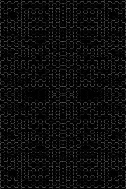 Soyut arkaplan. Monokrom dokusu. Beyaz arkaplanda siyah beyaz çizgiler.