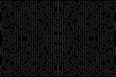 Soyut arkaplan. Monokrom dokusu. Beyaz arkaplanda siyah beyaz çizgiler.