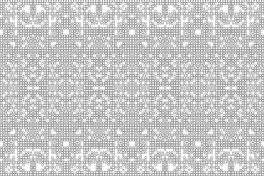 Soyut arkaplan. Monokrom dokusu. Beyaz arkaplanda siyah beyaz çizgiler.