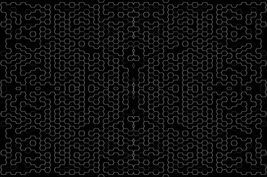 Soyut arkaplan. Monokrom dokusu. Beyaz arkaplanda siyah beyaz çizgiler.