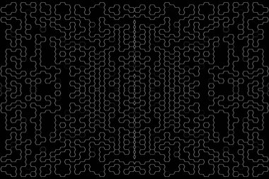 Soyut arkaplan. Monokrom dokusu. Beyaz arkaplanda siyah beyaz çizgiler.