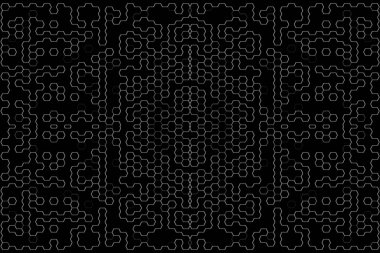 Soyut arkaplan. Monokrom dokusu. Beyaz arkaplanda siyah beyaz çizgiler.