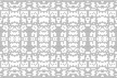 Soyut arkaplan. Monokrom dokusu. Beyaz arkaplanda siyah beyaz çizgiler.