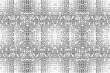 Soyut arkaplan. Monokrom dokusu. Beyaz arkaplanda siyah beyaz çizgiler.