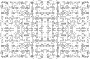 Soyut arkaplan. Monokrom dokusu. Beyaz arkaplanda siyah beyaz çizgiler.