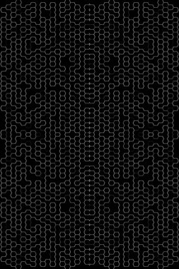 Soyut arkaplan. Monokrom dokusu. Beyaz arkaplanda siyah beyaz çizgiler.