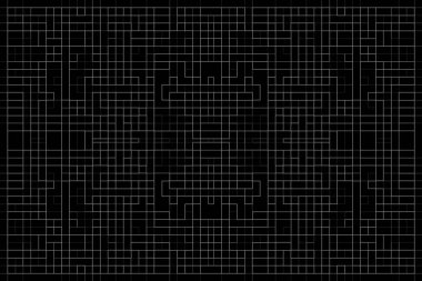 Soyut arkaplan. Monokrom dokusu. Beyaz arkaplanda siyah beyaz çizgiler.