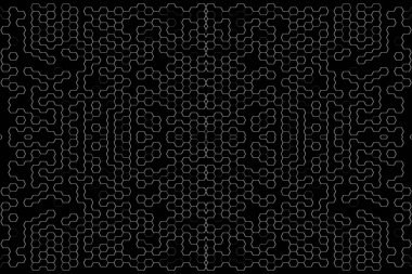 Soyut arkaplan. Monokrom dokusu. Beyaz arkaplanda siyah beyaz çizgiler.